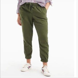 J.Crew Army Green Drawstring Jogger Pants - 6
